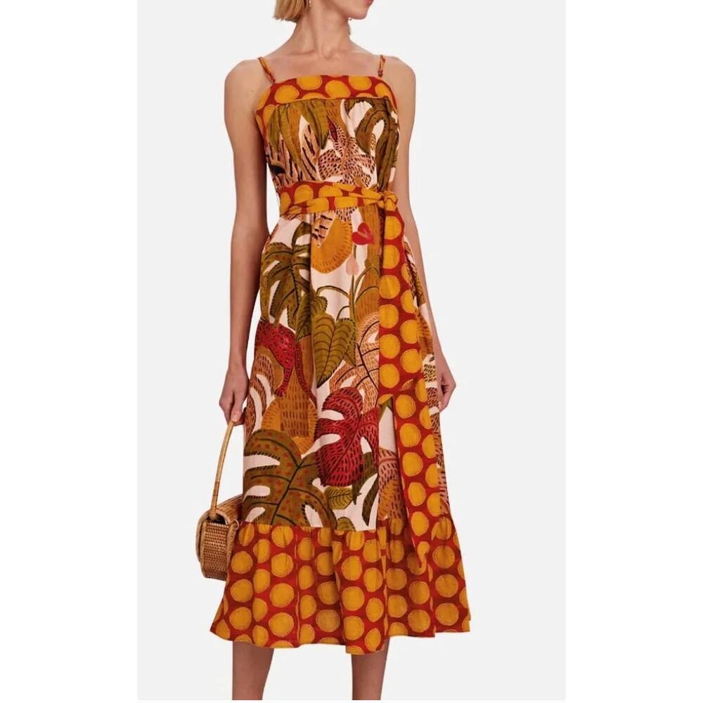 Farm Rio NEW Summer Dream Maxi Dress Size L
